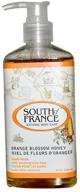 🍊 8 fluid ounce orange blossom honey liquid soap by south of france logo