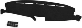 img 4 attached to 🚘 NDRUSH Ford F150 F250 F350 Dash Mat Cover - Carpet Compatible from 1992-1996, Black