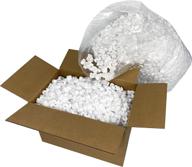 📦 starboxes 1 bag of white regular loose fill shipping packing peanuts - s-shaped 22.5 gallon bag, model: peanutreg003 логотип