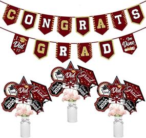 img 4 attached to Украшение для выпускного Congrats Centerpieces Decorations