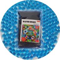 💧 oeekoi blue water beads - 200g vase fillers gel jelly water beads for sensory play, pearls vase filler, foot spa, wedding centerpieces, and home plant decoration логотип