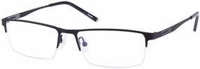 img 2 attached to Alloy Half-Frame Shortsighted Myopia Glasses, Unisex, Strengths -0.5 to -6.0