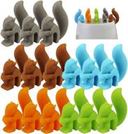 🐿️ squirrel silicone identifier hangers & markers логотип