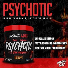 img 1 attached to Insane Labz Hellboy Edition: High Stimulant Pre Workout Powder & NO Booster with Beta Alanine, L Citrulline, Caffeine - Boosts Focus, Energy, Endurance, Nitric Oxide Levels - 35 Servings, Fruit Punch Flavor