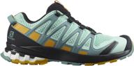 salomon womens trail running orange women's shoes logo