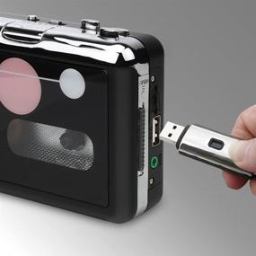 img 3 attached to 🎧 Конвертер кассетных лент в MP3: Портативный плеер с USB-записью для цифрового аудиосохранения