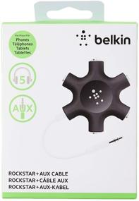 img 2 attached to 🎧 Enhance Audio Sharing with Belkin Rockstar 5-Jack Multi Headphone Audio Splitter (Black)