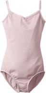 girls' clothing - capezio little classics camisole leotard logo