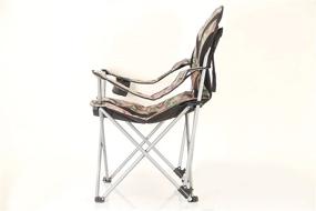 img 2 attached to 🪑 Full Back Folding Director's Chair for Stylish Camping