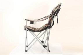 img 1 attached to 🪑 Full Back Folding Director's Chair for Stylish Camping