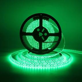 img 4 attached to 🌈 16.4FT Waterproof Green LED Light Strip - SUPERNIGHT 600 LEDs Flexible Tape for Bedroom Boat Car TV Backlighting, Holidays Party, and Decoration (Green)