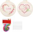 haimay embroidery starter pattern threads needlework logo