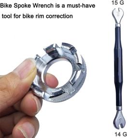 img 2 attached to 🚲 SINYUM 4 Pack Bike Spoke Tool: Ultimate 6-in-1 Rim Correction Kit for Cyclists