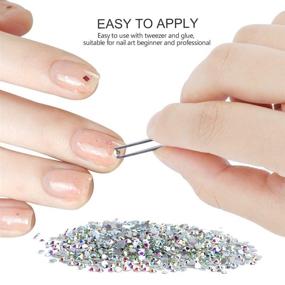 img 1 attached to 💅 Sparkle up Your Nails with YGDZ 1728pcs Nail Crystals & Rhinestones: An Ideal Craft Decoration!