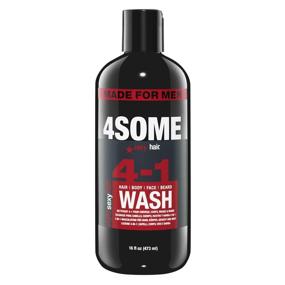 img 4 attached to 🚿 SexyHair 4-in-1 Hair, Body, Face & Beard Wash - 16 Oz, Removes Impurities and Product Residue, Ideal for Daily Use