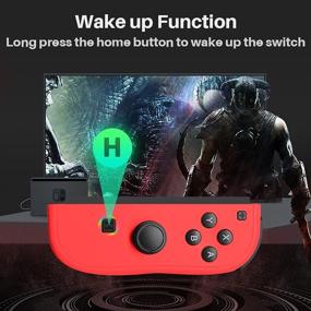 img 1 attached to D. Gruoiza Red Right Switch Joypad Controller - Compatible with Nintendo Switch, Joy Pad Controller (R) - Supports Wake-up Function