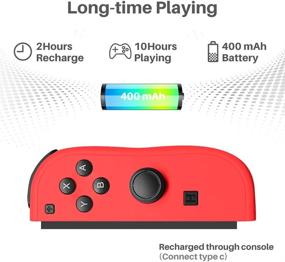 img 2 attached to D. Gruoiza Red Right Switch Joypad Controller - Compatible with Nintendo Switch, Joy Pad Controller (R) - Supports Wake-up Function