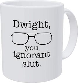 img 1 attached to Dwight Ignorant Michael Glasses by Willcallyou