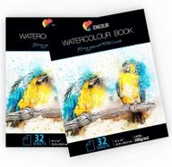 zenacolor watercolour paper pad painting logo