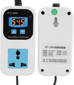 img 3 attached to 🌡 Fafeicy WT2000 Digital Humidity Controller - Efficient 110-220V Switch Socket for Humidity Control, 0%~99% RH Range, Ideal for Control Fields (US Plug)