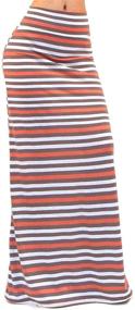 img 3 attached to 👗 Vivicastle Women's Clothing: Asymmetric Striped X Large Skirts for Women