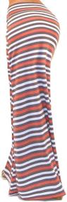 img 1 attached to 👗 Vivicastle Women's Clothing: Asymmetric Striped X Large Skirts for Women