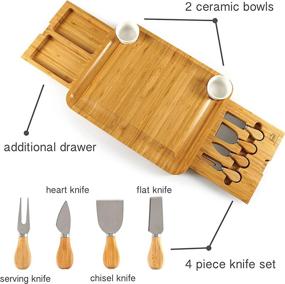 img 2 attached to 🧀 The Perfect Charcuterie Board Set for Effortless Party Serving