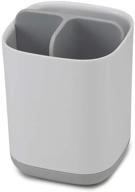 🪥 easystore toothbrush holder bathroom storage organizer caddy - joseph joseph 70509, small size, gray logo