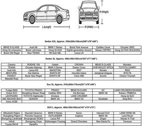 img 2 attached to 🚗 SAKAKI Car Cover Outdoor Full Protection | UV, Windproof, Dustproof, Scratch Resistant | Universal Sedan Size 175"-190" | Silver