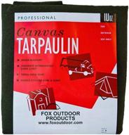 🏕️ fox outdoor products od canvas tarp: durable and reliable protection for outdoor adventures logo