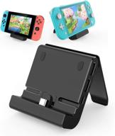 🔋 portable multi-angle charging dock for switch and switch lite: nolansend charging stand with usb and type c ports логотип