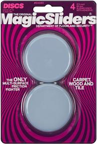 img 4 attached to 🔮 Magic Sliders 4060 Series 4PK2-3/8 RND Slide Disc, 1, Gray: Effortless Gliding for Furniture on Any Surface