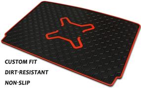 img 1 attached to 🚘 Premium Bonbo Trunk Cargo Liner Mat for Jeep Renegade 2015-2021: Custom Fit, Eco-Friendly Rubber, Heavy Duty, All-Weather Guard, Odorless Protection