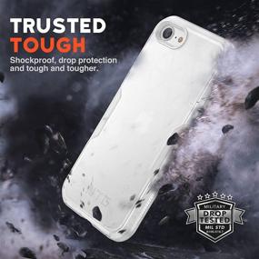 img 1 attached to NTG [1st Generation] Heavy-Duty Tough Rugged Lightweight Slim Shockproof Case, Clear, for iPhone SE 2020/8/7 (4.7 Inch)