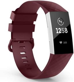 img 4 attached to 🌊 Водонепроницаемые браслеты ZALAVER для Fitbit Charge 4/Charge 3, заменяемый спортивный ремешок для женщин и мужчин