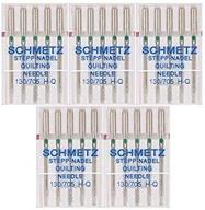 🧵 high-quality schmetz quilting sewing machine needles - size 75/11 (pack of 25) logo