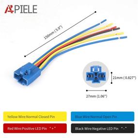 img 1 attached to APIELE 22 мм Защелкающая кнопка 12V DC LED-подсветка с глазком-ангелом Непроницаемая Нержавеющая сталь Круглая металлическая 1NO1NC Самофиксация для 7/8 дюйма.