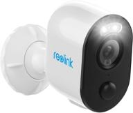 🏡 reolink argus 3 - беспроводная наружная камера слежения с прожектором, питание от батареи/солнечной батареи, запись видео по активации pir-датчика движения, ночное видение 1080p, двусторонняя связь, встроенная сирена, домашнее наблюдение логотип