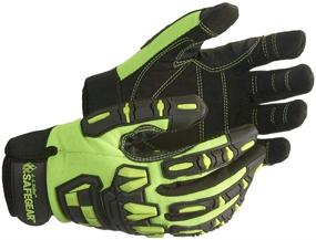 img 4 attached to SAFEGEAR Impact Reducing Mechanics Gloves Large