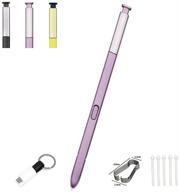 🖊️ galaxy note 9 pen replacement kit - stylus for note 9 - compatible with n960u/n960+ - type c charger + tip/nib - purple logo