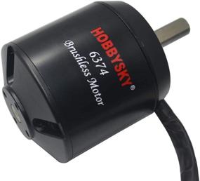 img 1 attached to Hobbysky 6374 170KV 190KV Brushless Outrunner Belt Motor: Ultimate Performance for DIY Electric Skateboards, Bikes & Surfboards (8mm /10mm Shaft)