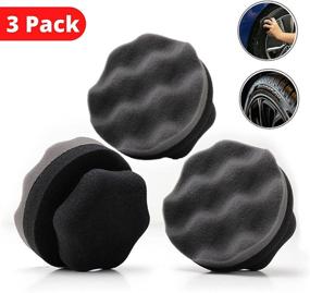 img 3 attached to Cedar Industry 3-Pack Tire Shine Applicator – Professional Grade Sponge for Flawless Tire Dressing – Durable and Versatile Auto Wheel Detailing Tool