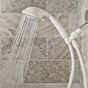 img 2 attached to 🚿 Enhance Your Shower Experience - Body Moods Handheld Shower Head with 5 Spray Settings in White