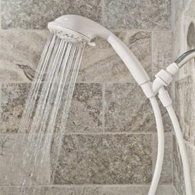 img 1 attached to 🚿 Enhance Your Shower Experience - Body Moods Handheld Shower Head with 5 Spray Settings in White