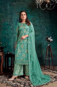 img 2 attached to Alamara Fashion Pakistani Designer Punjabi Women's Clothing in Dresses