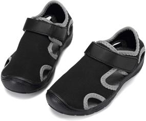 img 3 attached to 👟 FANTURE Toddler Water Shoes: Quick-Dry Aqua Socks for Boys and Girls – Lightweight Closed-Toe Outdoor Sport Sandals (Toddler/Little Kid)