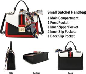 img 1 attached to 👜 Scarleton Handle Satchel H206502 Women's Handbag & Wallet Combination