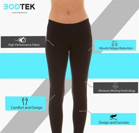 img 3 attached to Bodtek Womens Thermal Underwear: Luxuriously Cozy Fleece for Women's Lingerie, Sleep & Lounge