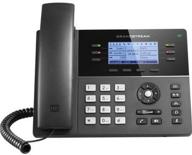 black grandstream gs-gxp1760w wireless hd ip phone with integrated wi-fi, 4.6 inches logo