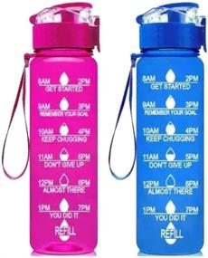 img 1 attached to 💧 Wichmann Motivational Water Bottle - Leak-Proof 740ml High Performance Bottle for Daily Drinking - 32 oz Water Bottle (Pink)